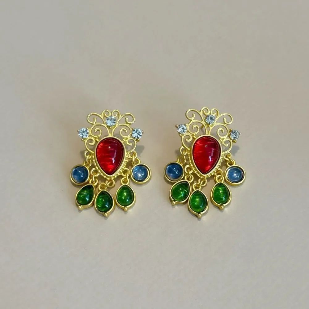 CrystalโdropโearringsโM863